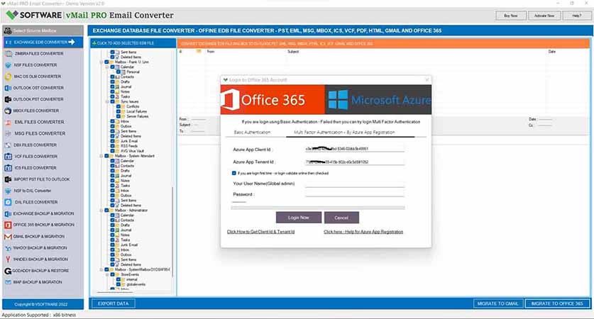 migration into Office 365 Account