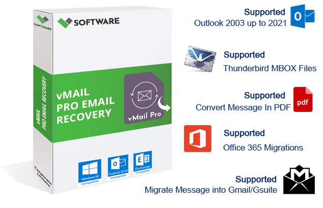 vMail Outlook PST Converter